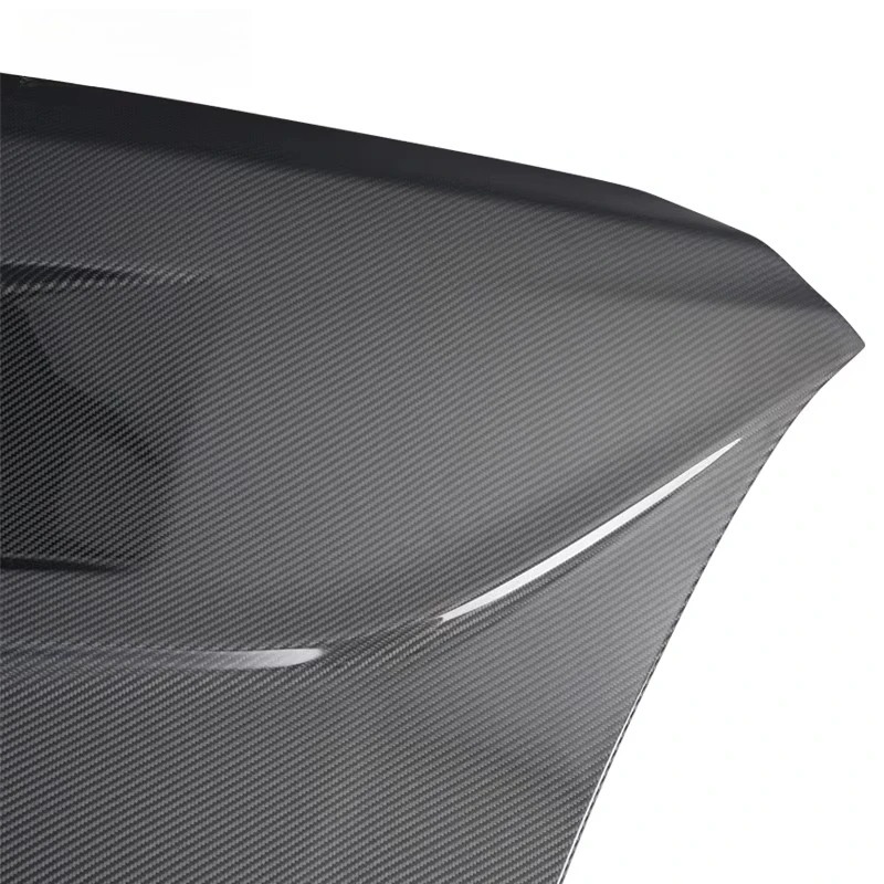 New DS Style Carbon Fiber Front Vents Engine Hood for  Q50 Q50s Q50l 2014-2024 Engine Cover